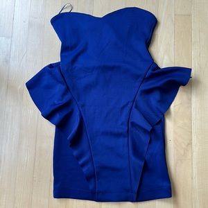 Zara strapless dress